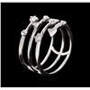 Image 3 : 0.17 ctw Diamond Ring - 14KT White Gold