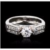 Image 2 : 14KT White Gold 0.75 ctw Diamond Ring