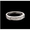 Image 1 : 14KT White Gold 0.60 ctw Diamond Ring