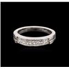 Image 2 : 14KT White Gold 0.60 ctw Diamond Ring