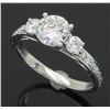 Image 1 : 1.55 ctw Diamond Ring - 14KT White Gold