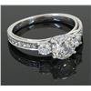 Image 2 : 1.55 ctw Diamond Ring - 14KT White Gold