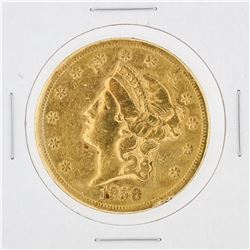 1858-S $20 VF Liberty Head Double Eagle Gold Coin