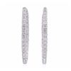 Image 1 : 14KT White Gold 5.89 ctw Diamond Earrings
