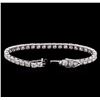 Image 3 : 18KT White Gold 14.97 ctw Diamond Tennis Bracelet