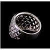 Image 3 : 2.36 ctw Black Diamond Ring - 14KT White Gold