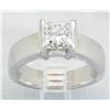 Image 8 : GIA Cert 1.29 ctw Diamond Solitaire Ring - 14KT White Gold