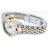 Image 2 : Rolex Two-Tone Diamond and Sapphire DateJust Ladies Watch