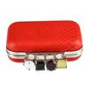 Image 1 : Red Textured Evening Clutch