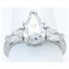 Image 8 : GIA Cert 3.21 ctw Diamond Ring - Platinum