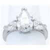 Image 8 : GIA Cert 3.21 ctw Diamond Ring - Platinum