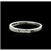 Image 1 : 14KT White Gold 0.16 ctw Diamond Ring