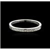 Image 2 : 14KT White Gold 0.16 ctw Diamond Ring