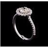Image 4 : EGL Cert 1.43 ctw Diamond Ring - 14KT White Gold