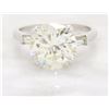 Image 8 : 5.70 ctw Diamond Ring - Platinum