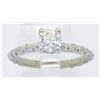 Image 1 : 0.72 ctw Designer Tacori Diamond Ring - Platinum