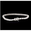 Image 2 : 14KT White Gold 6.75 ctw Diamond Tennis Bracelet