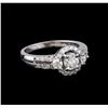 Image 1 : 1.20 ctw Diamond Ring - 14KT White Gold