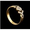 Image 4 : 0.25 ctw Diamond Ring - 18KT Rose Gold