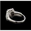 Image 3 : 14KT White Gold 1.58 ctw Diamond Ring