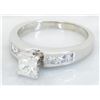 Image 2 : 1.00 ctw Diamond Ring - 14KT White Gold