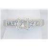 Image 8 : 1.00 ctw Diamond Ring - 14KT White Gold