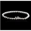 Image 2 : 14KT White Gold 2.23 ctw Diamond Tennis Bracelet