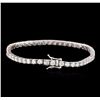 Image 2 : 14KT White Gold 6.05 ctw Diamond Tennis Bracelet