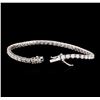 Image 3 : 14KT White Gold 6.05 ctw Diamond Tennis Bracelet