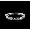 Image 2 : 18KT White Gold 0.22 ctw Diamond Ring