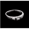 Image 1 : 0.30 ctw Diamond Ring - 14KT White Gold