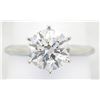 Image 3 : GIA Cert 2.02 ctw Diamond Ring - Platinum