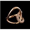 Image 1 : 0.34 ctw Diamond Ring - 14KT Rose Gold