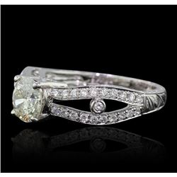 18KT White Gold 1.64 ctw Diamond Ring