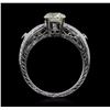 Image 3 : 18KT White Gold 1.64 ctw Diamond Ring