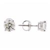 Image 2 : 1.43 ctw Diamond Stud Earrings - 14KT White Gold