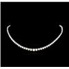 Image 1 : 17.22 ctw Diamond Necklace - 14KT White Gold
