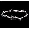 Image 2 : 0.32 ctw Diamond Bracelet - 14KT White Gold