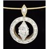 Image 2 : 2.71 ctw Diamond Necklace - 14KT Two-Tone Gold