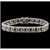 Image 1 : 1.50 ctw Diamond Bracelet - 14KT White Gold