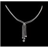 Image 1 : 3.00 ctw Diamond Necklace - 14KT White Gold