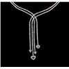 Image 2 : 3.00 ctw Diamond Necklace - 14KT White Gold