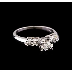 0.50 ctw Diamond Ring - 14KT White Gold