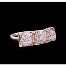 1.04 ctw Diamond Ring - 14KT Rose Gold