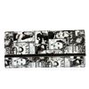 Image 1 : Black and White Fashionista Patent Oversized Clutch
