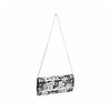 Image 3 : Black and White Fashionista Patent Oversized Clutch