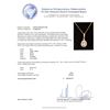 Image 3 : 1.49 ctw Yellow Diamond Pendant With Chain - 14KT White Gold