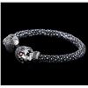 Image 2 : Cozmo Black Crystal Skull Cuff Bracelet