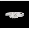 Image 2 : EGL USA Cert 1.74 ctw Diamond Ring - 18KT White Gold