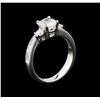 Image 3 : EGL USA Cert 1.74 ctw Diamond Ring - 18KT White Gold
